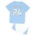 Tanie Strój piłkarski Manchester City Josko Gvardiol #24 Koszulka Podstawowej dla dziecięce 2023-24 Krótkie Rękawy (+ szorty)